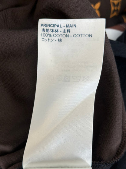 Louis Vuitton Black & Brown Monogram Women's T-Shirt