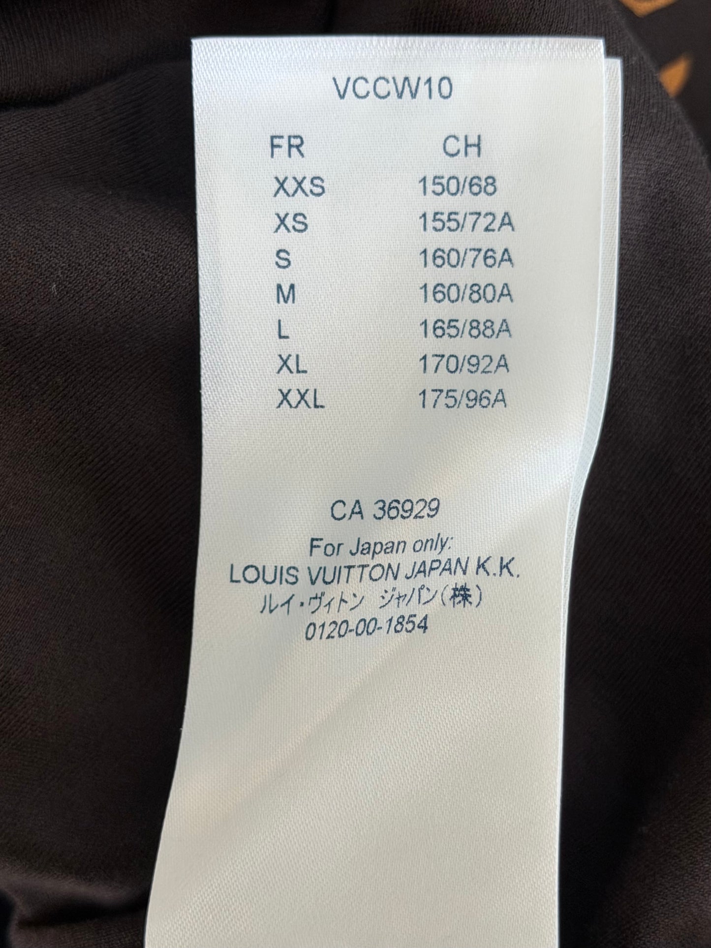 Louis Vuitton Black & Brown Monogram Women's T-Shirt