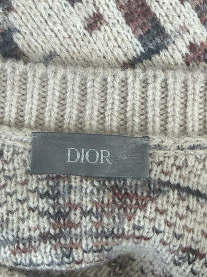 Dior Beige Oblique Wool Sweater