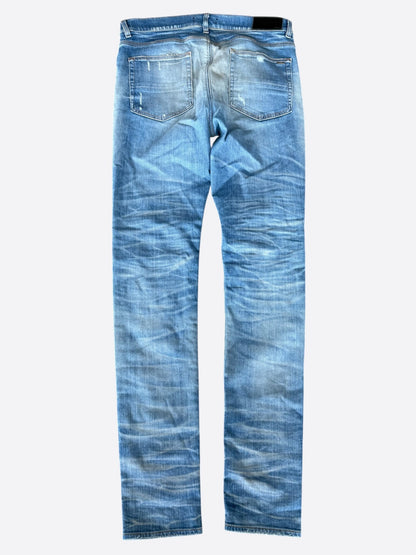 Amiri  Indigo & Blue Tie-Dye Patch MX1 Jeans