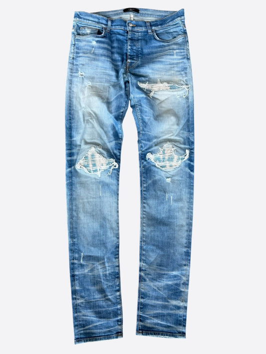 Amiri  Indigo & Blue Tie-Dye Patch MX1 Jeans