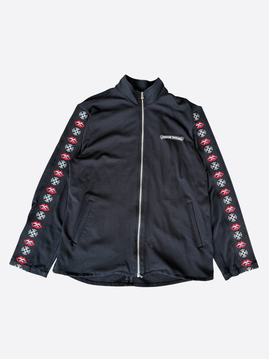 Chrome Hearts Matty Boy Black Chomper Track Jacket