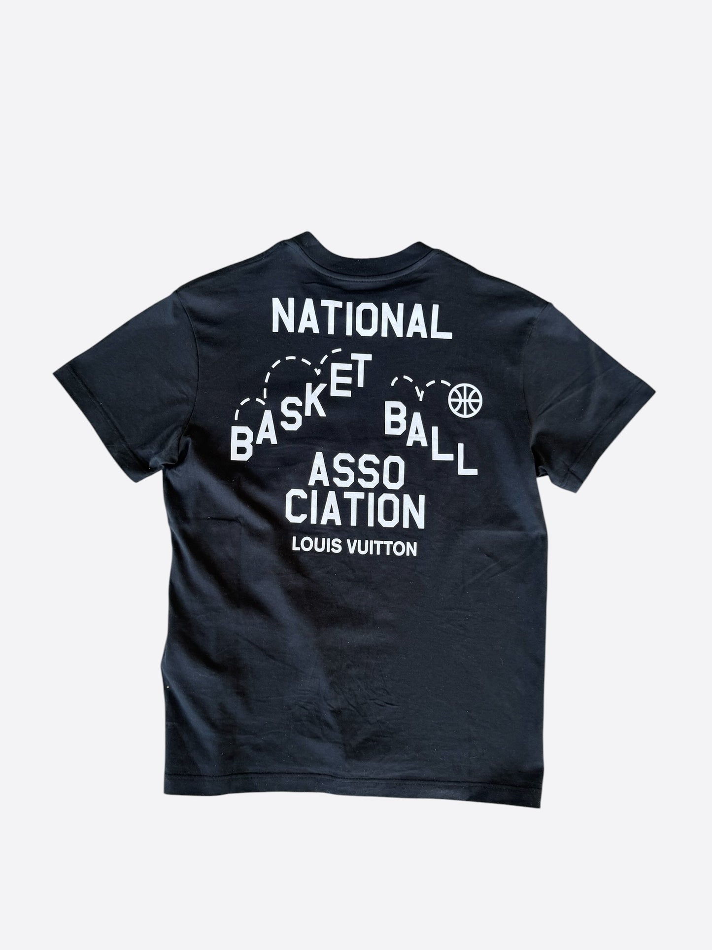 Louis Vuitton Black & White NBA Logo T-Shirt