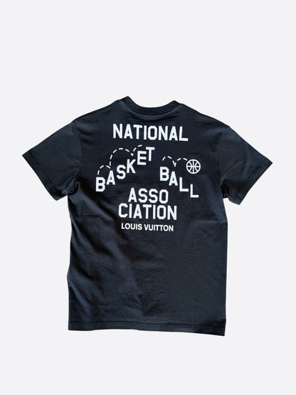 Louis Vuitton Black & White NBA Logo T-Shirt
