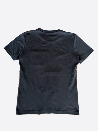 Louis Vuitton Black & Brown Monogram Women's T-Shirt