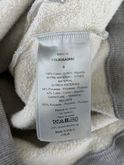 Dior Grey & Purple Oblique Logo Hoodie