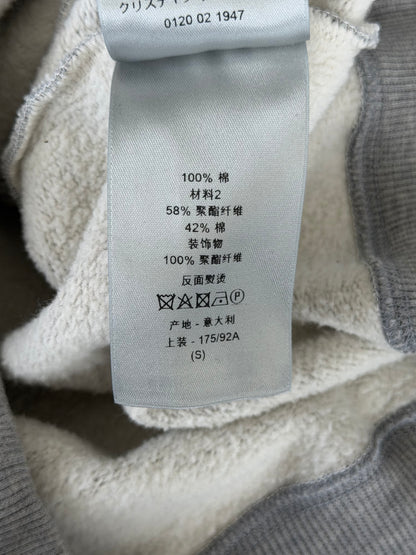 Dior Grey & Purple Oblique Logo Hoodie