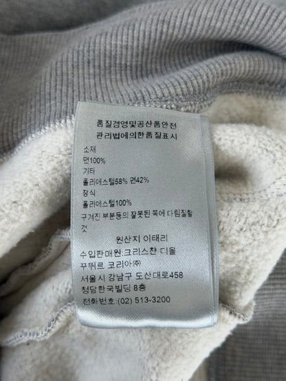 Dior Grey & Purple Oblique Logo Hoodie