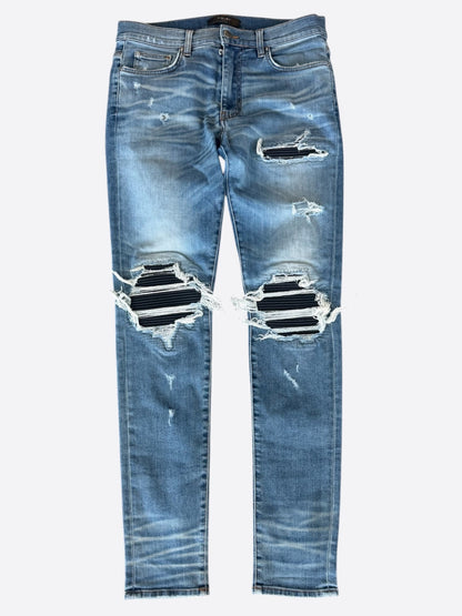 Amiri Indigo & Black Patch MX1 Jeans