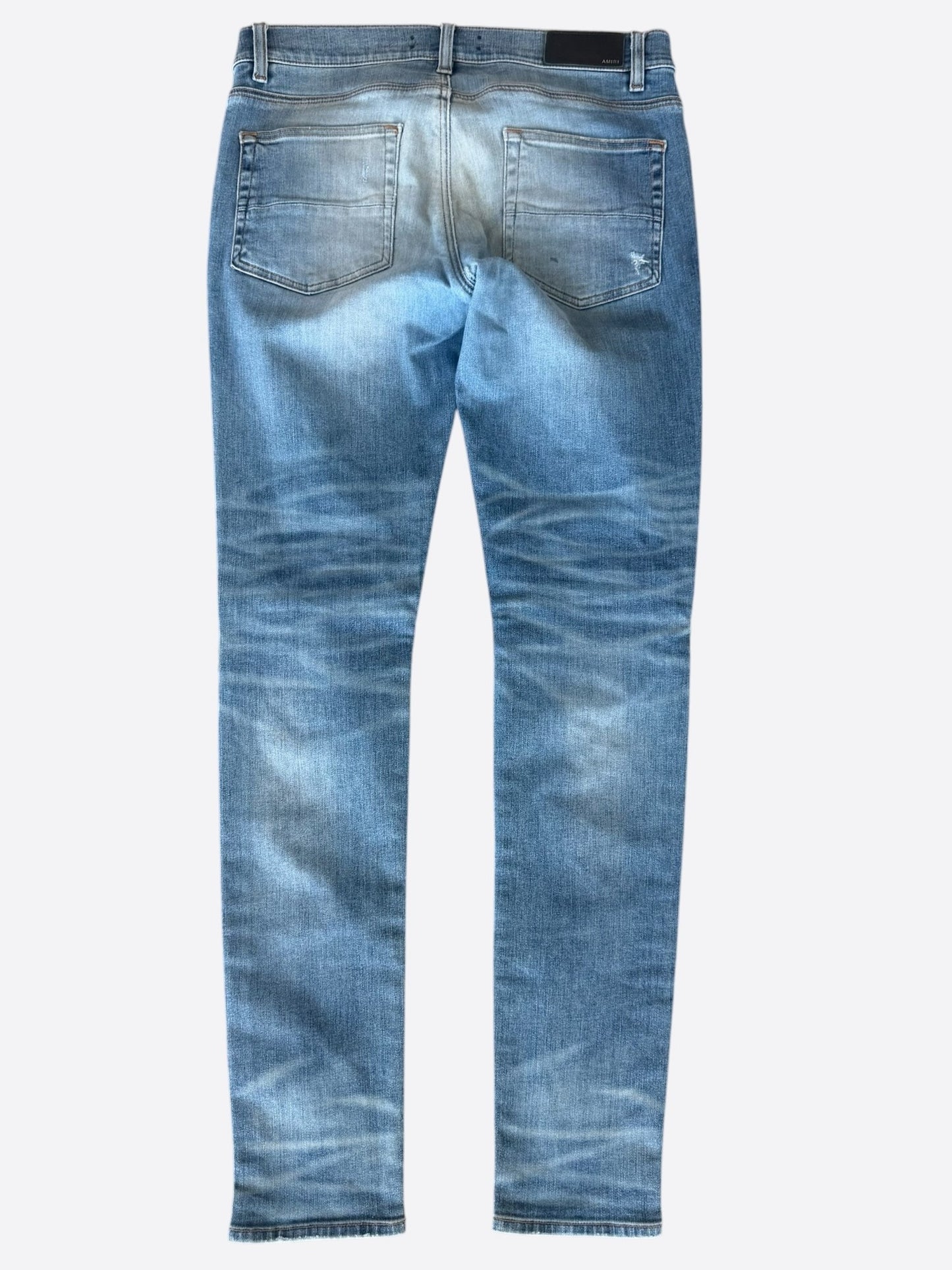 Amiri Indigo & Black Patch MX1 Jeans
