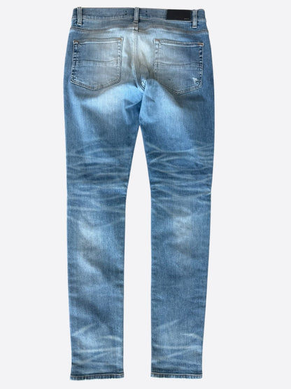 Amiri Indigo & Black Patch MX1 Jeans