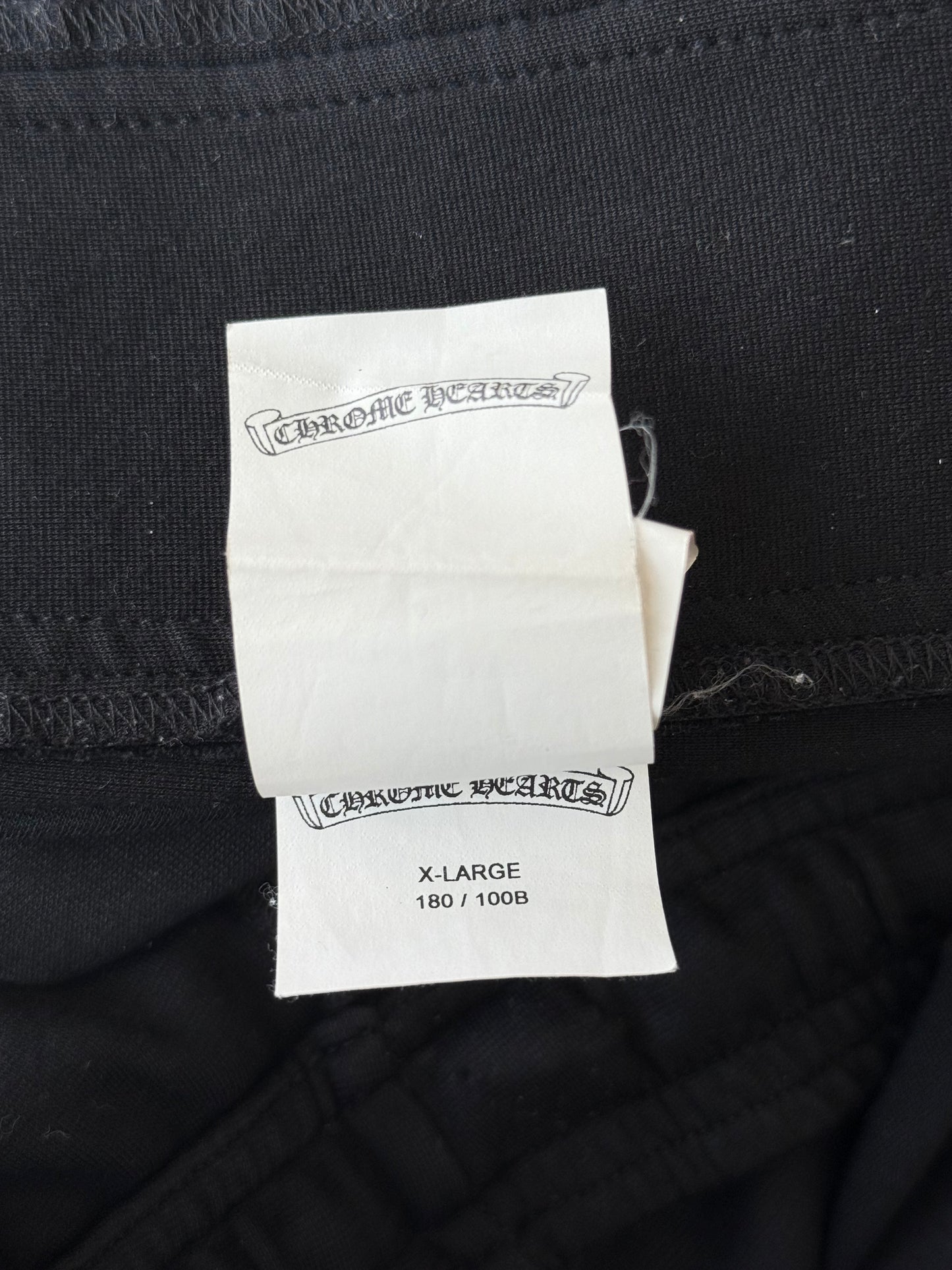 Chrome Hearts Matty Boy Black Chomper Trackpants