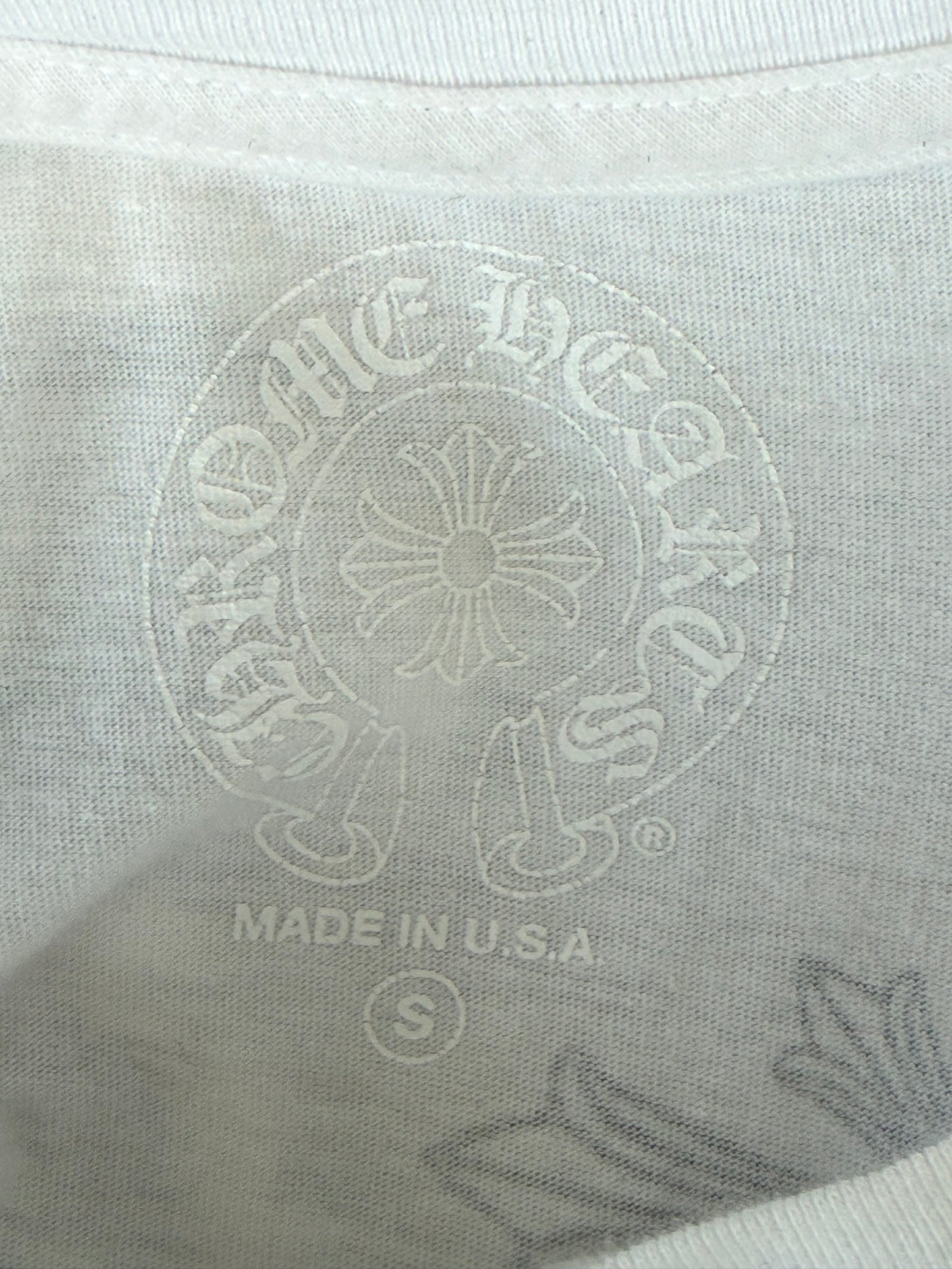 Chrome Hearts White & Black Welcome To Las Vegas T-Shirt