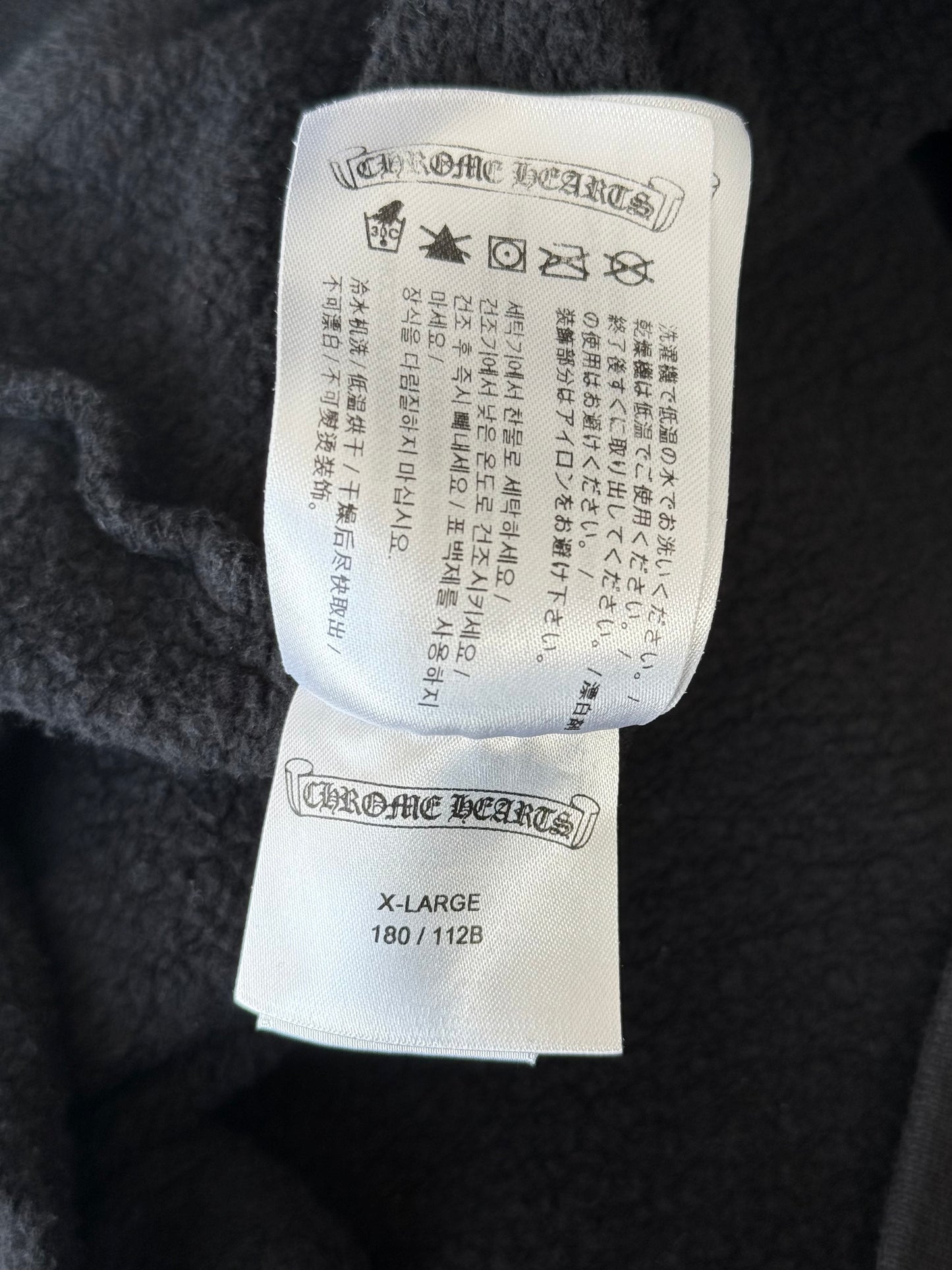 Chrome Hearts Black & Red Welcome To Las Vegas Hoodie