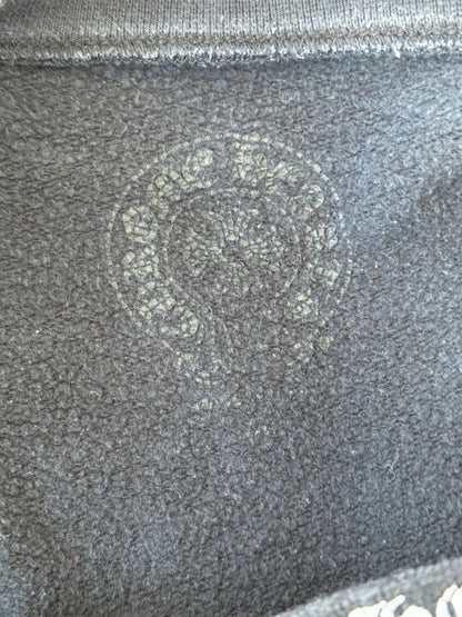 Chrome Hearts Black & White Neck Logo Sweater
