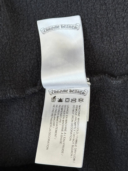 Chrome Hearts Black & White Neck Logo Sweater