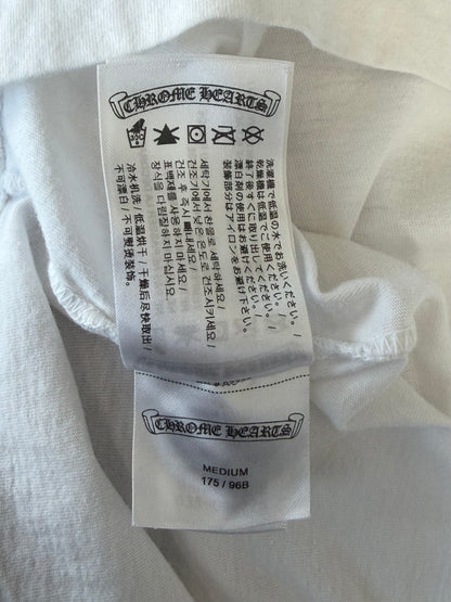 Chrome Hearts White & Purple Neck Logo Longsleeve T-Shirt