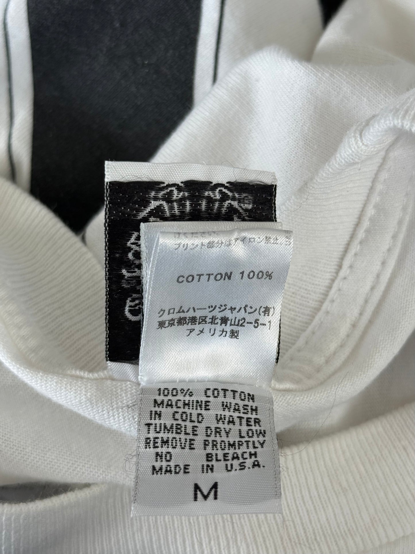 Chrome Hearts White & Black Foti Graphic T-Shirt