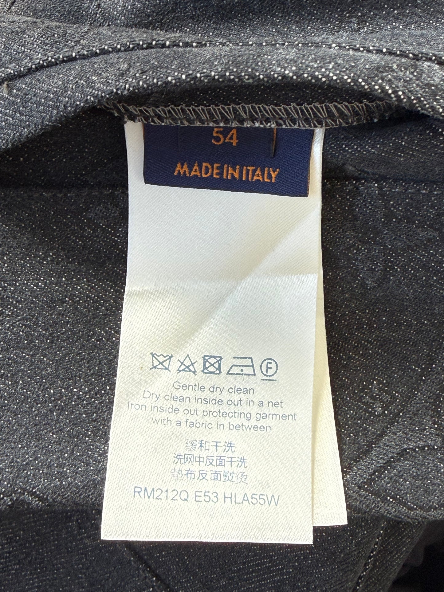 Louis Vuitton Black DNA Monogram Denim Jacket