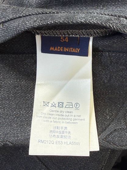 Louis Vuitton Black DNA Monogram Denim Jacket
