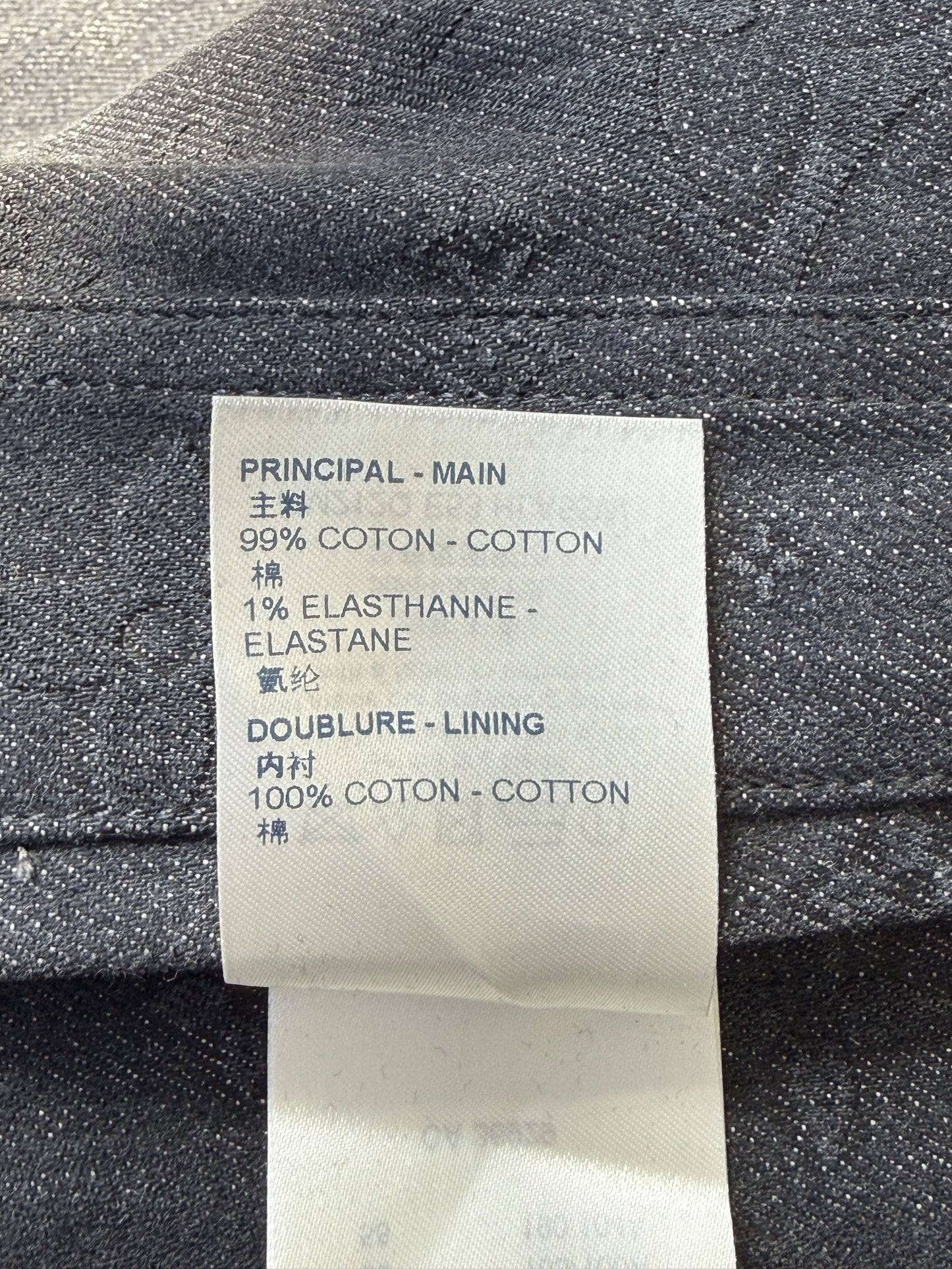 Louis Vuitton Black DNA Monogram Denim Jacket