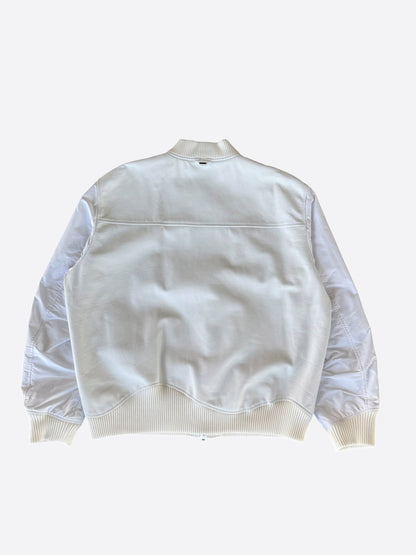 Louis Vuitton White Monogram Reversible Bomber Jacket