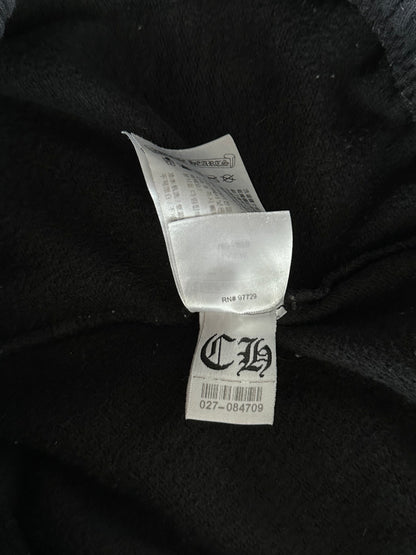 Chrome Hearts Black & White Horseshoe Logo Sweatpants