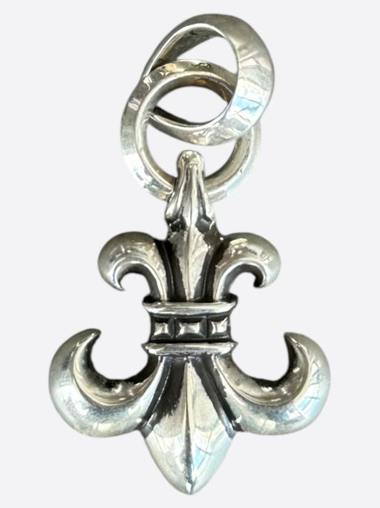 Chrome Hearts Silver Fleur Pendant