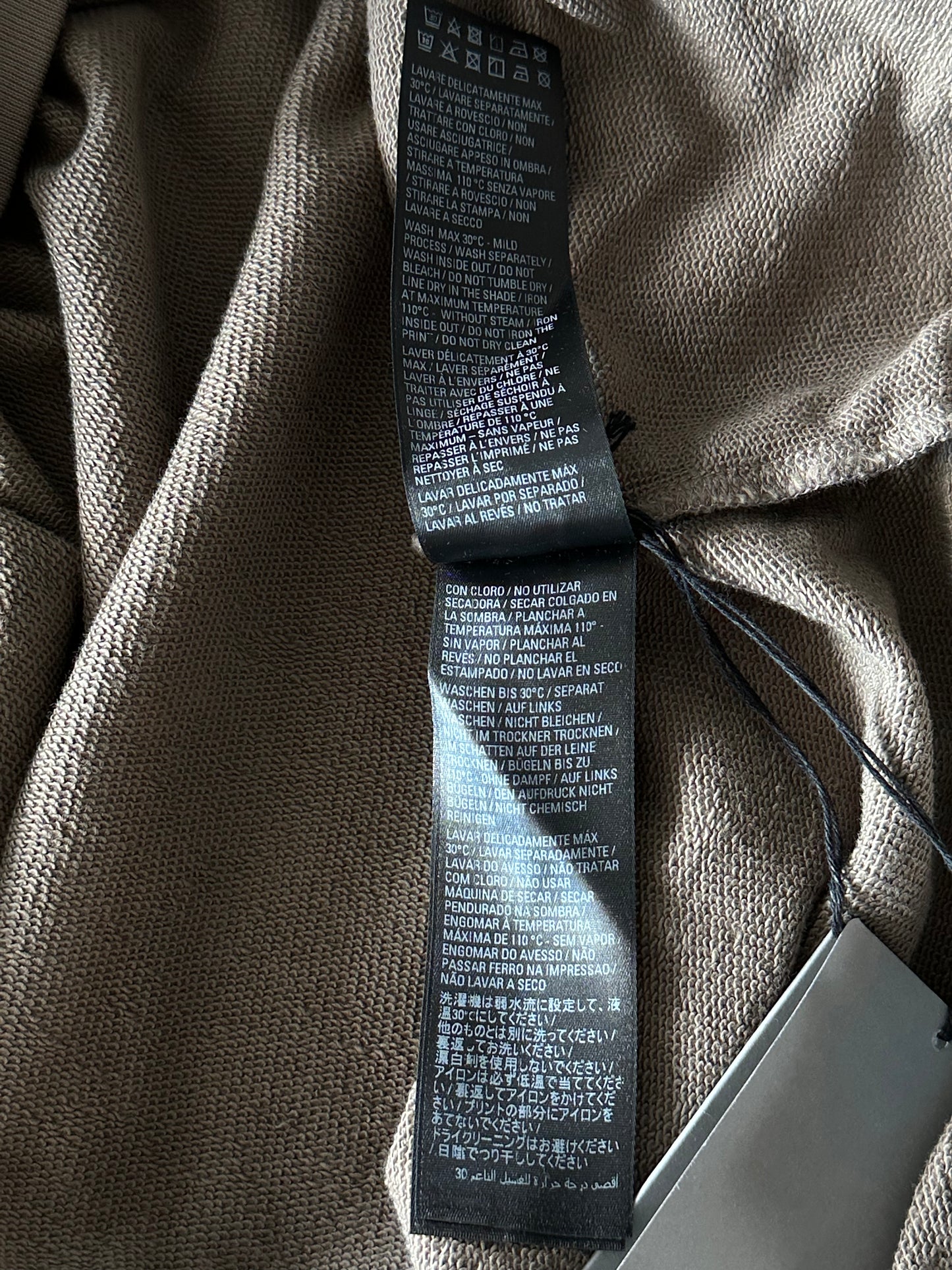 Balenciaga Brown & Black World Food Programme Logo Hoodie