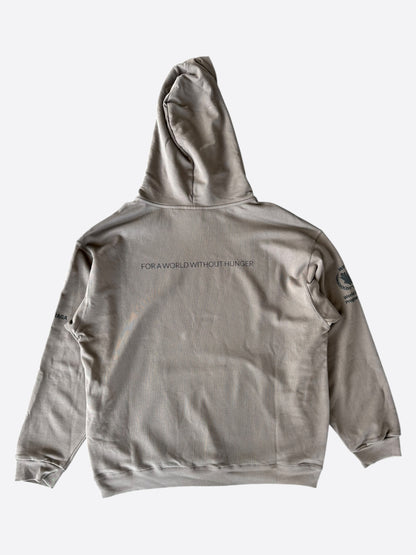 Balenciaga Brown & Black World Food Programme Logo Hoodie