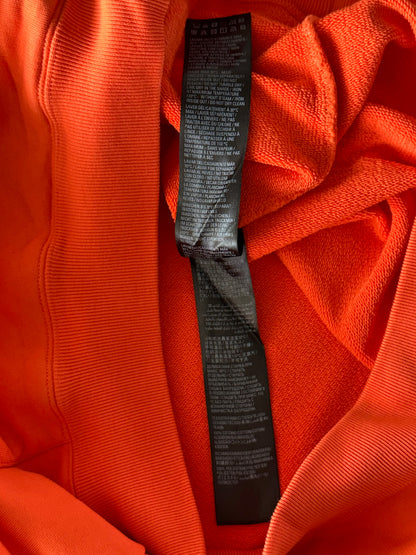 Balenciaga Orange Embroidered Logo Hoodie