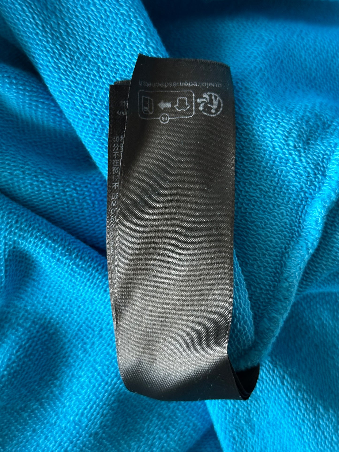 Balenciaga Blue & White Campaign Logo Hoodie