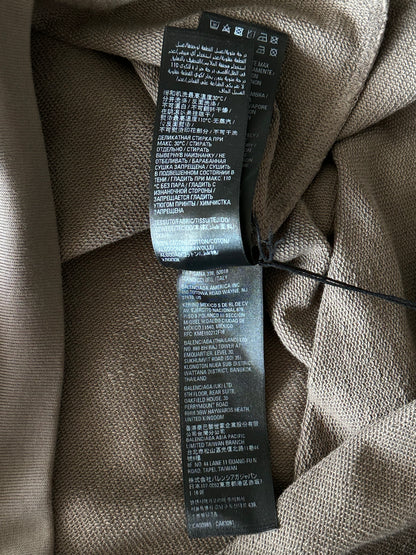 Balenciaga Brown & Black World Food Programme Logo Hoodie