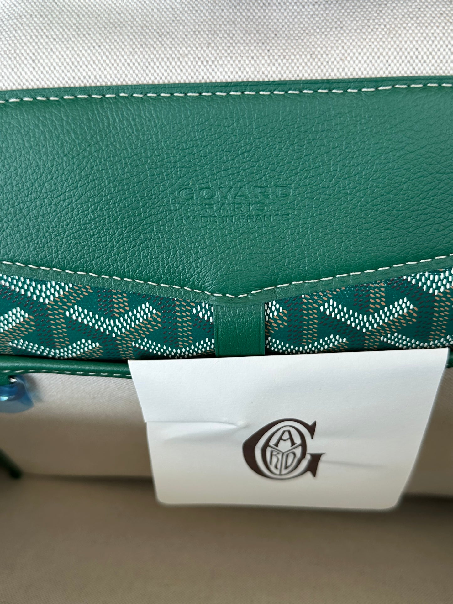 Goyard Green Cisalpin Backpack