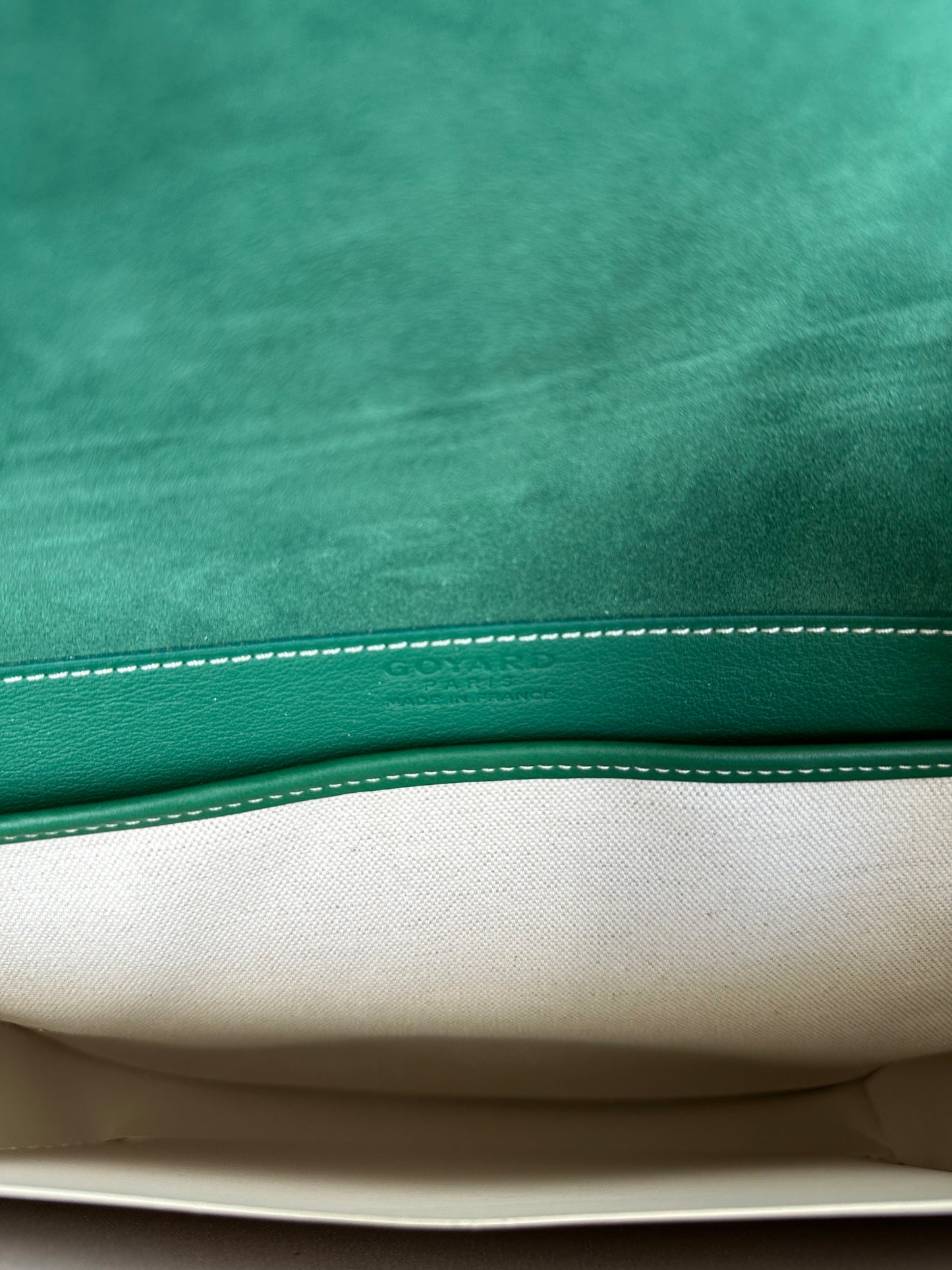 Goyard Green Coursier Messenger Bag