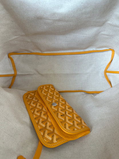Goyard Yellow St. Louis Tote Bag