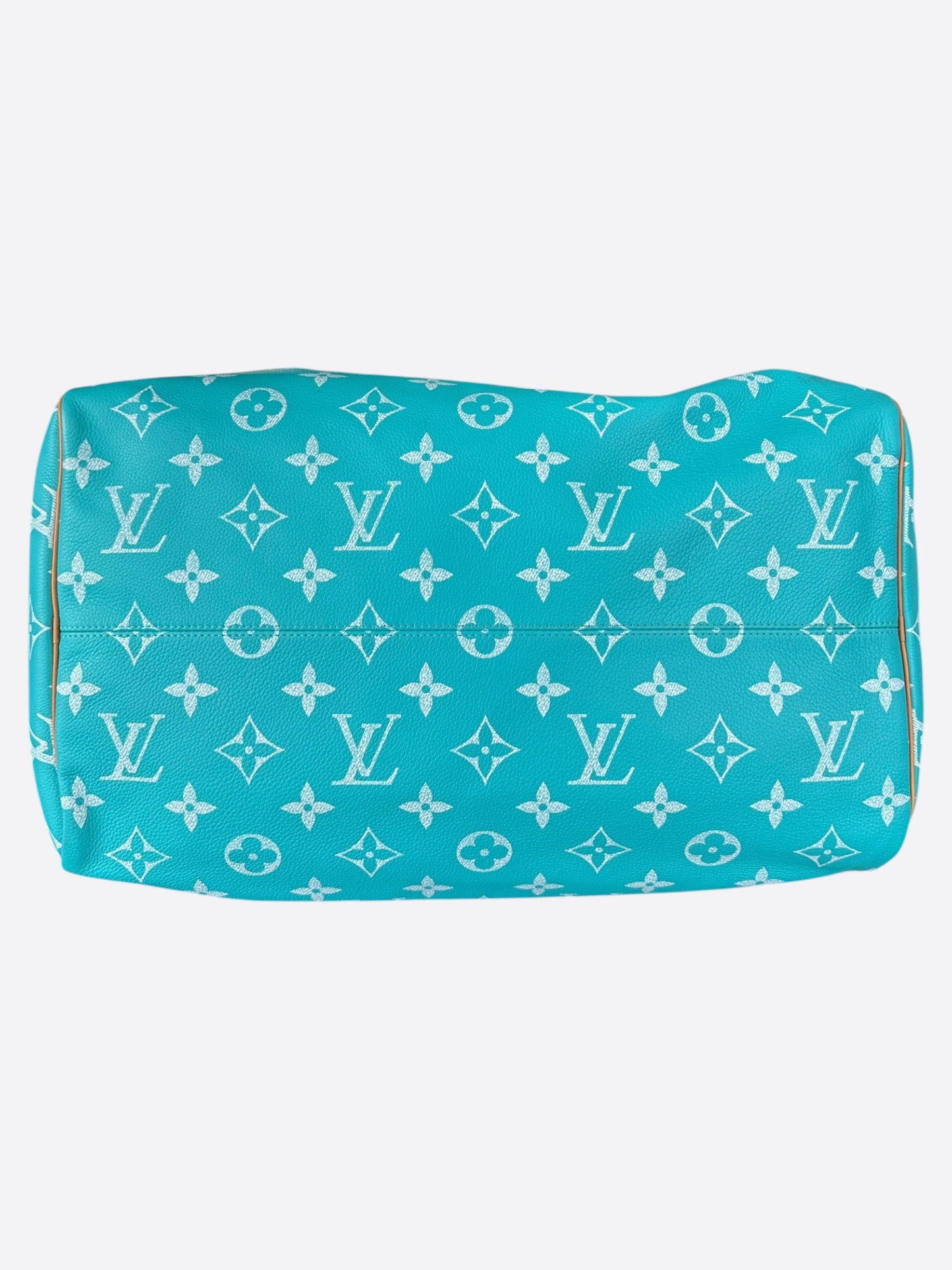 Louis Vuitton Turqoise & White Monogram P9 Speedy 50