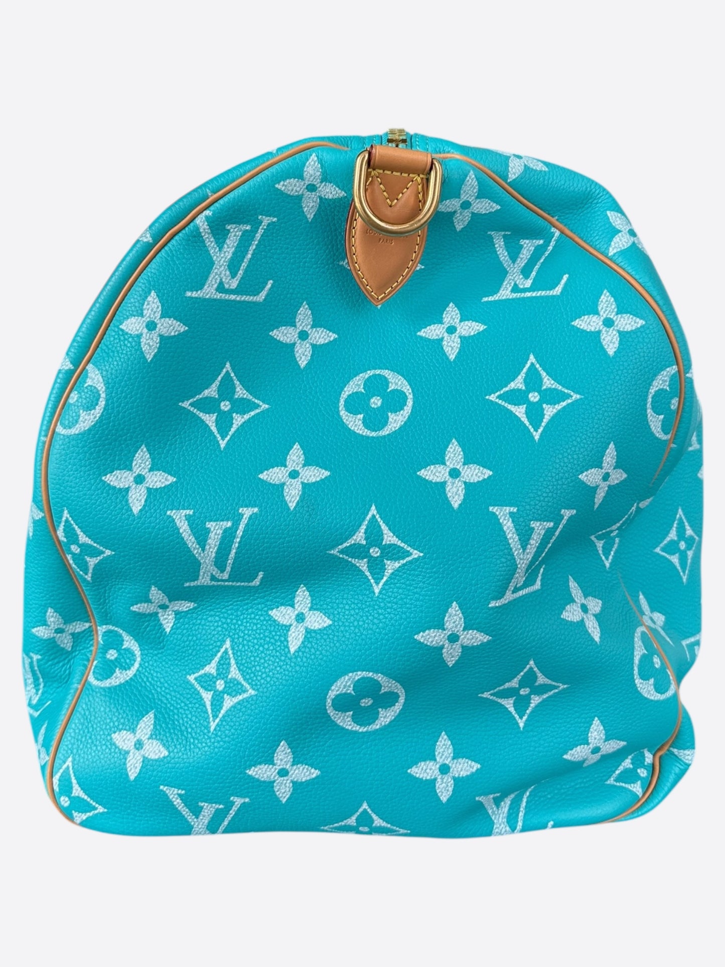 Louis Vuitton Turqoise & White Monogram P9 Speedy 50