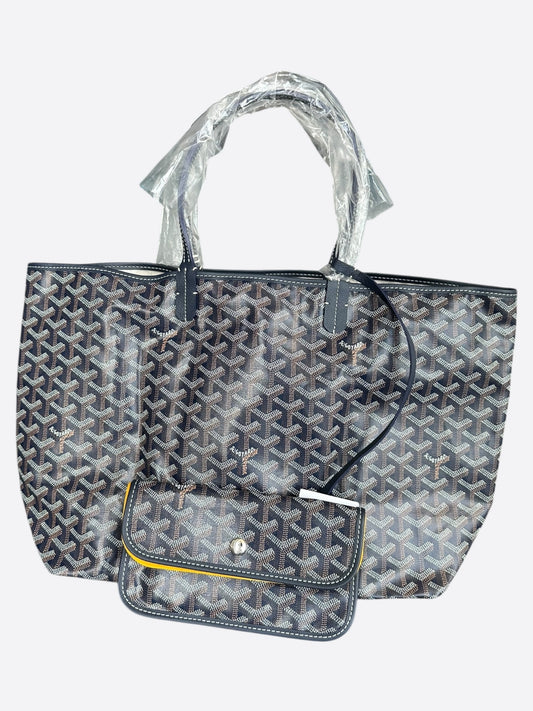 Goyard Navy St. Louis Tote Bag