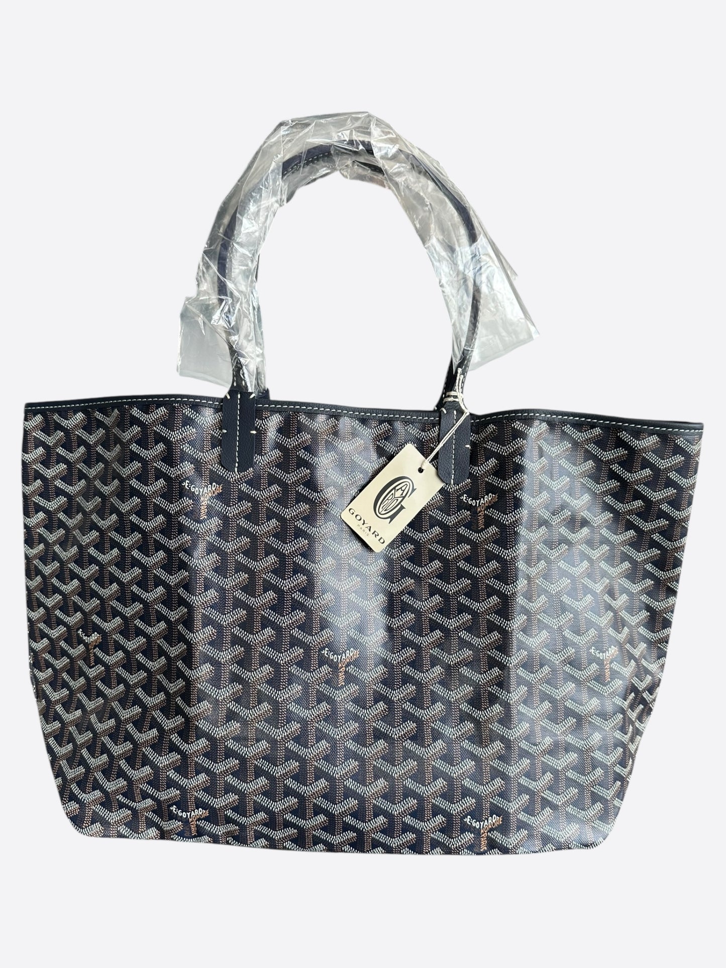 Goyard Navy St. Louis Tote Bag