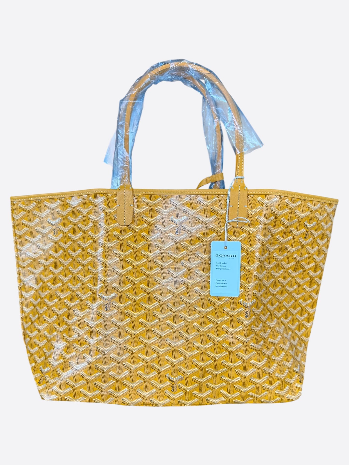 Goyard Yellow St. Louis Tote Bag