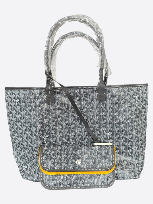 Goyard Grey St. Louis Tote Bag