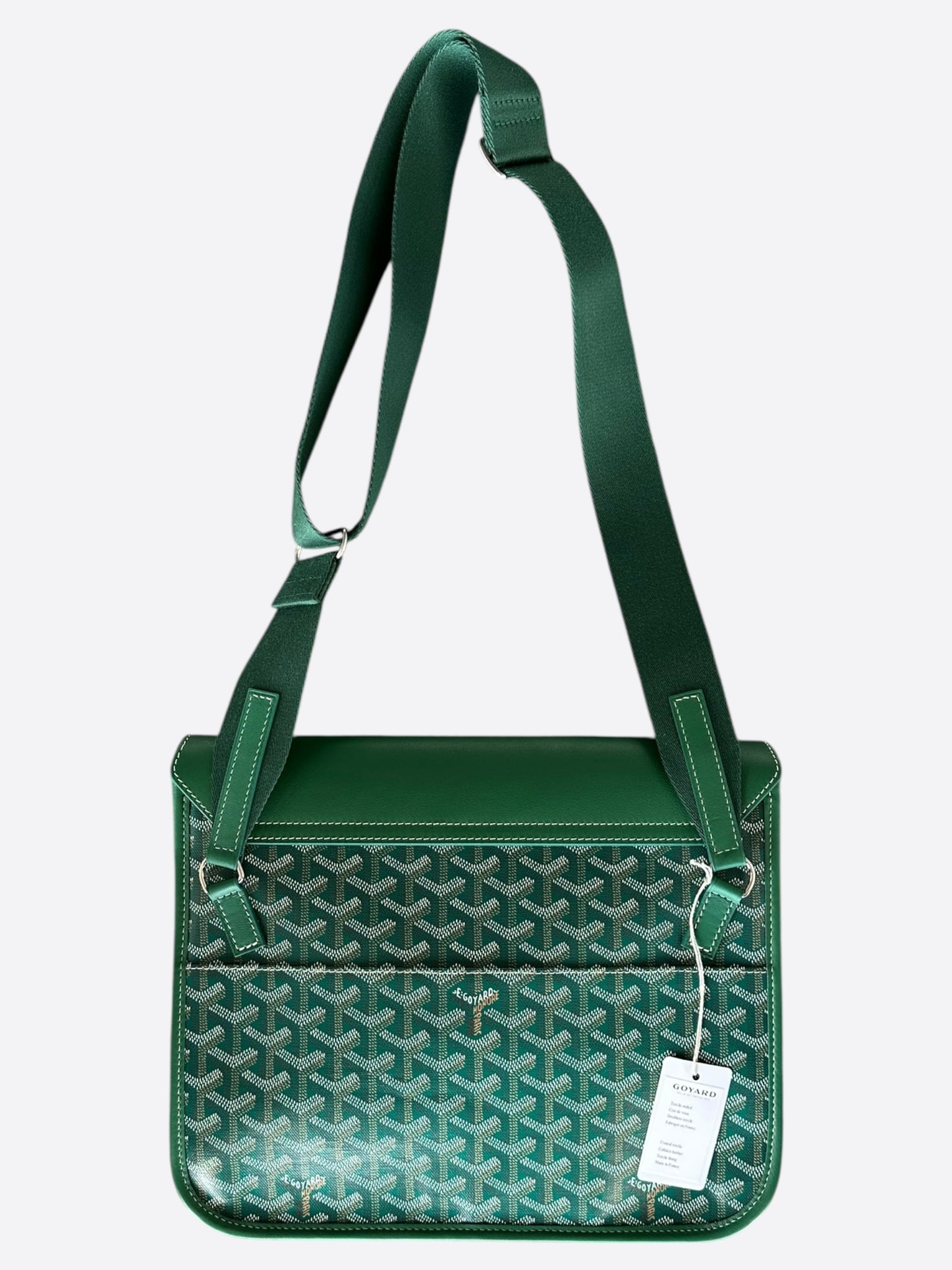 Goyard Green Coursier Messenger Bag