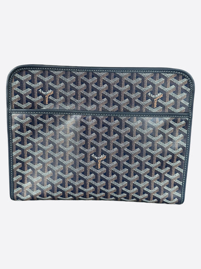 Goyard Navy Jouvence GM Toiletry Bag