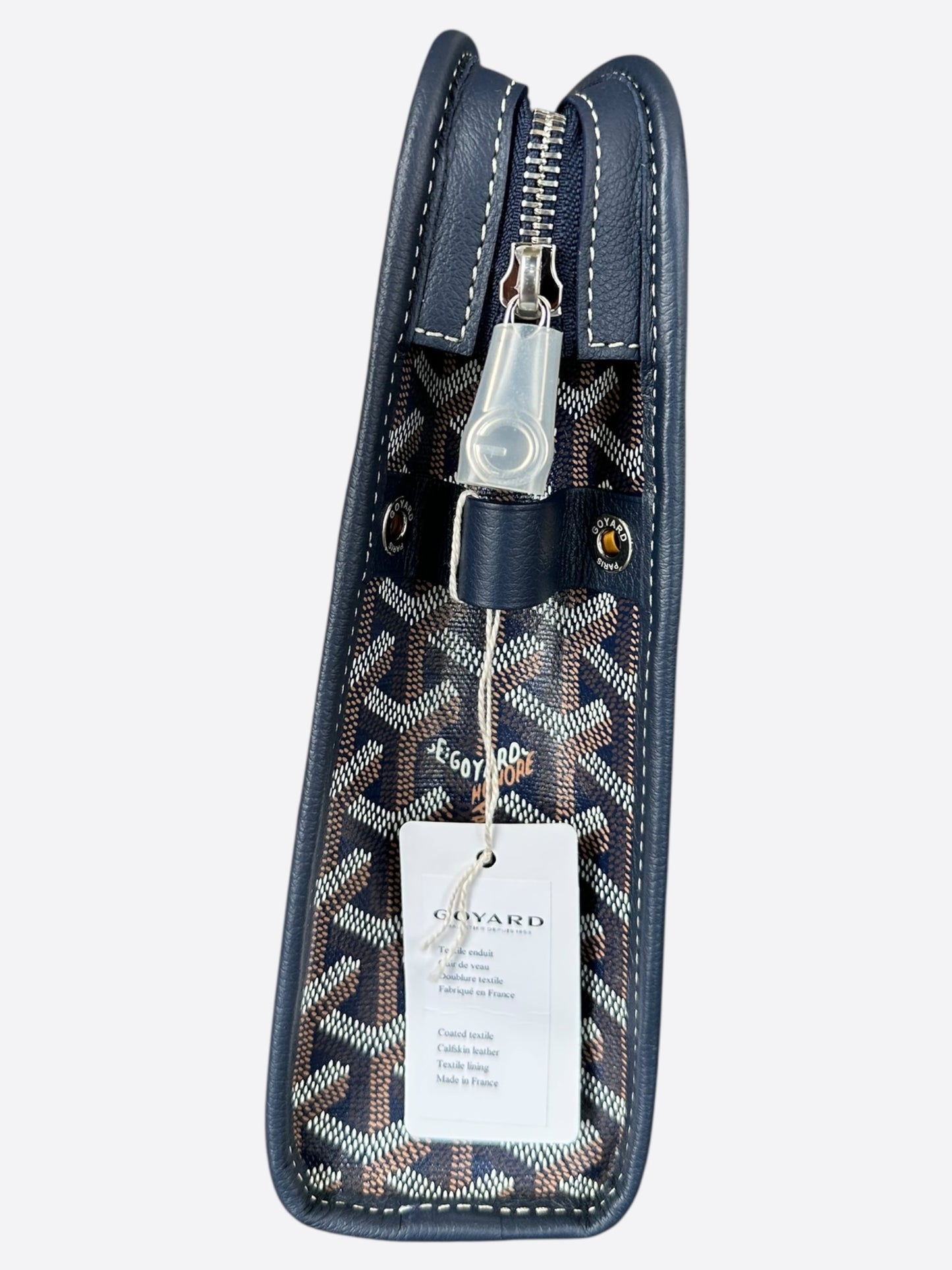 Goyard Navy Jouvence GM Toiletry Bag