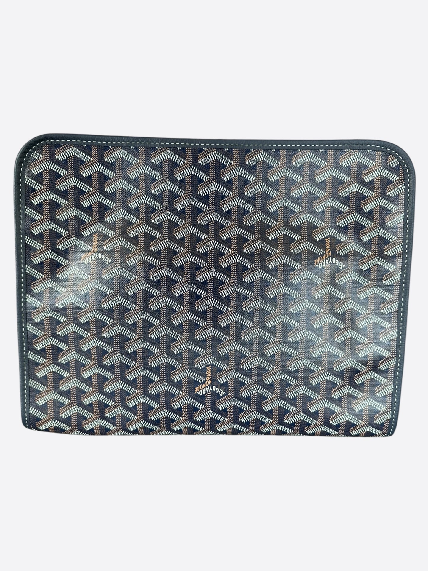 Goyard Navy Jouvence GM Toiletry Bag