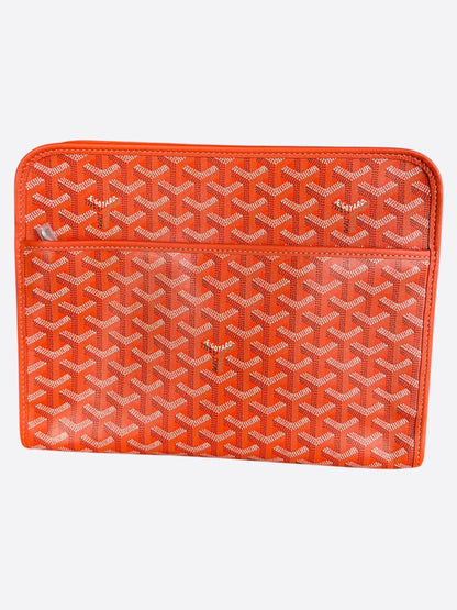 Goyard Orange Jouvence GM Toiletry Bag
