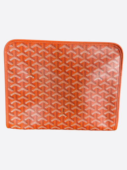 Goyard Orange Jouvence GM Toiletry Bag