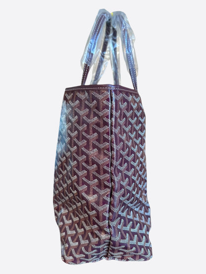 Goyard Burgundy St. Louis Tote Bag