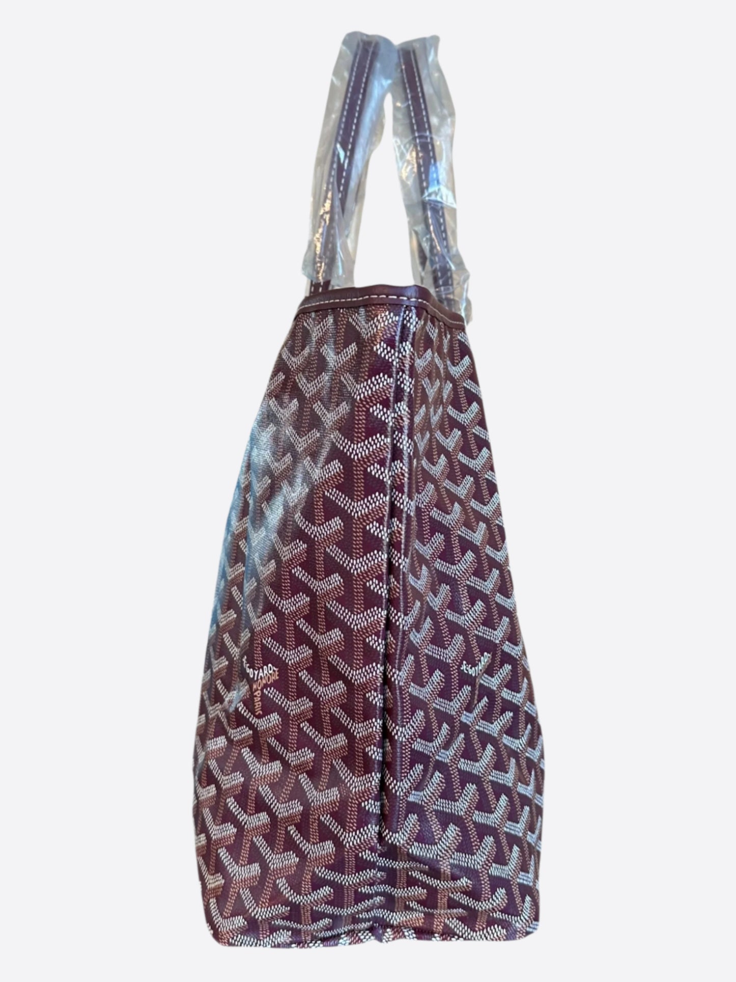 Goyard Burgundy St. Louis Tote Bag